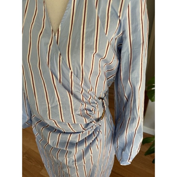 Veronica Beard Afton Striped Midi Dress - Picture 6 of 8